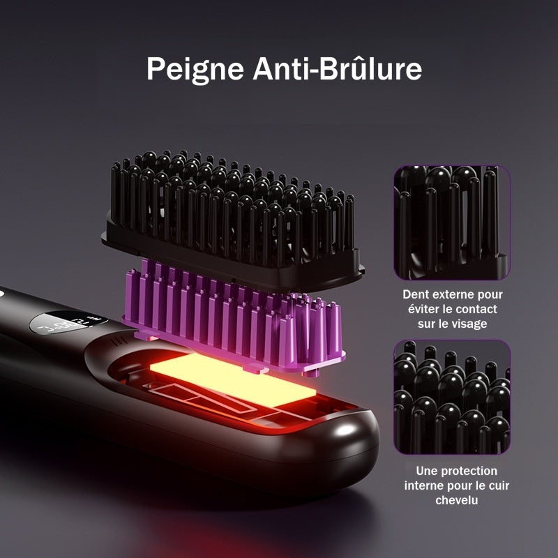 Peigne chauffant en céramique portable Nephemesis™