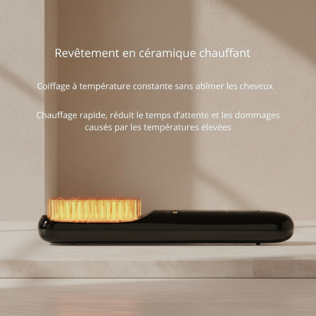 Peigne chauffant en céramique portable Nephemesis™