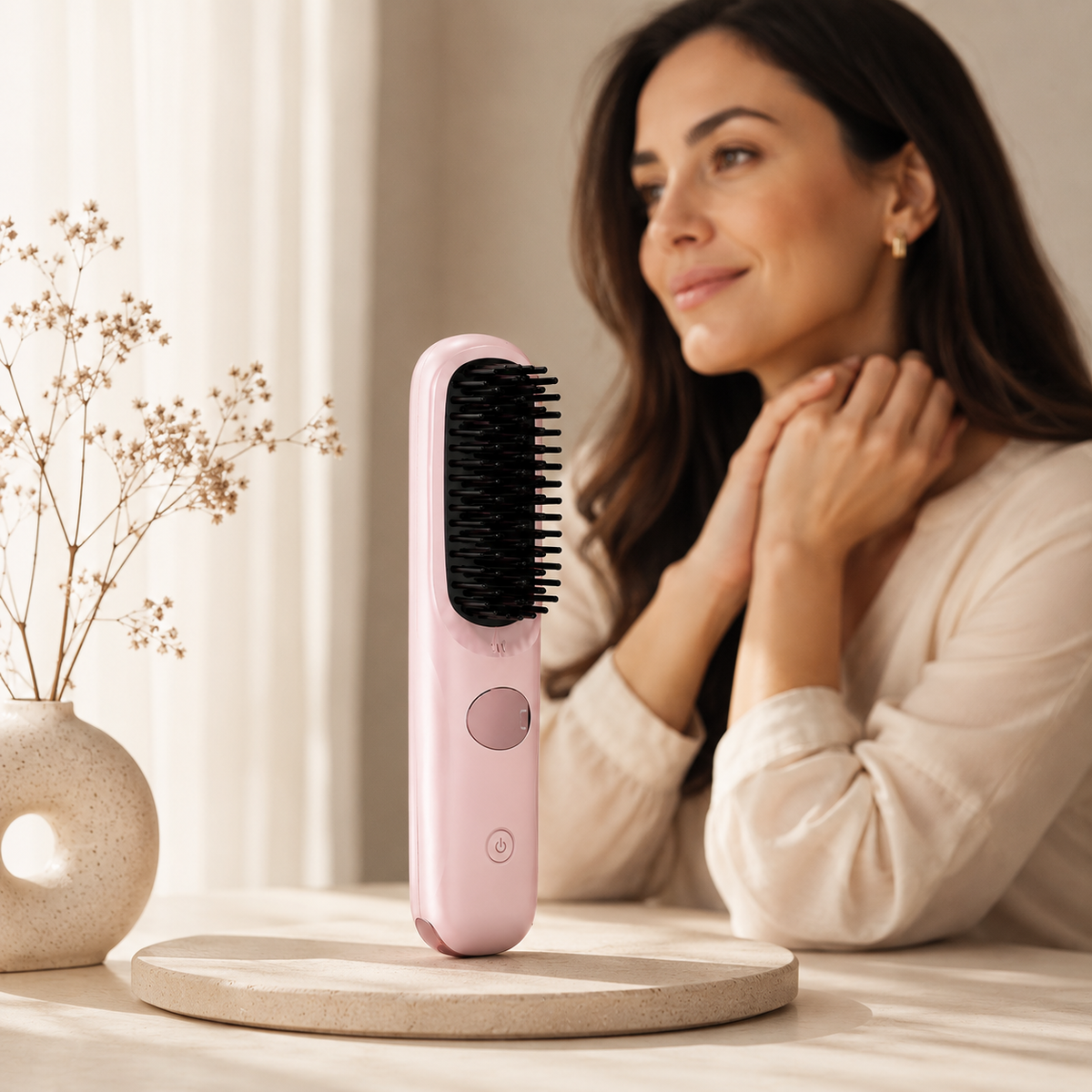 Peigne chauffant en céramique portable Nephemesis™